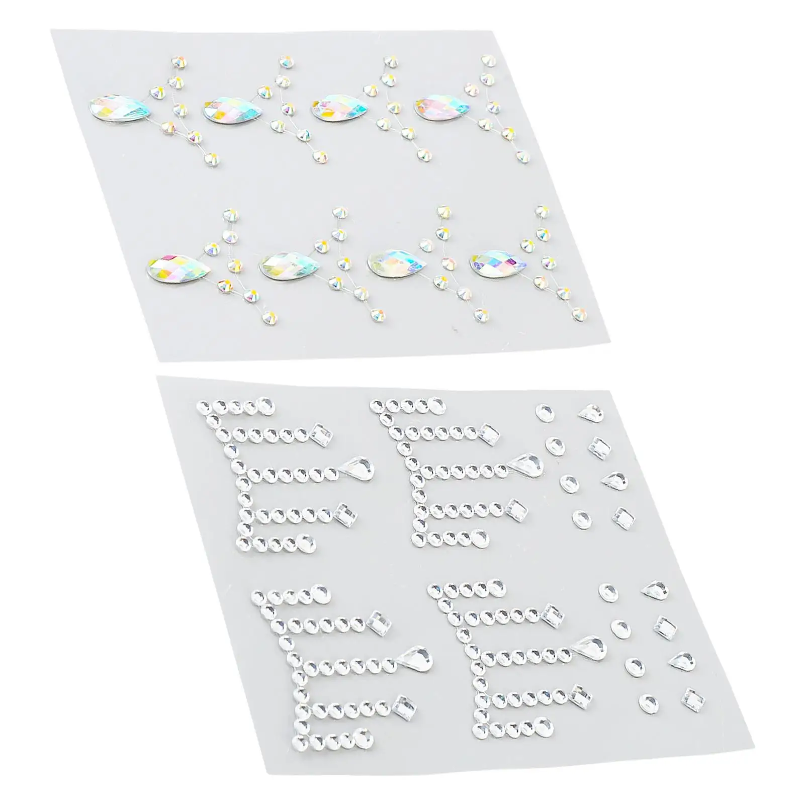 Pegatinas de cara en forma de lágrima, decoración de maquillaje autoadhesiva para mujeres, para fiestas de eventos de cosplay