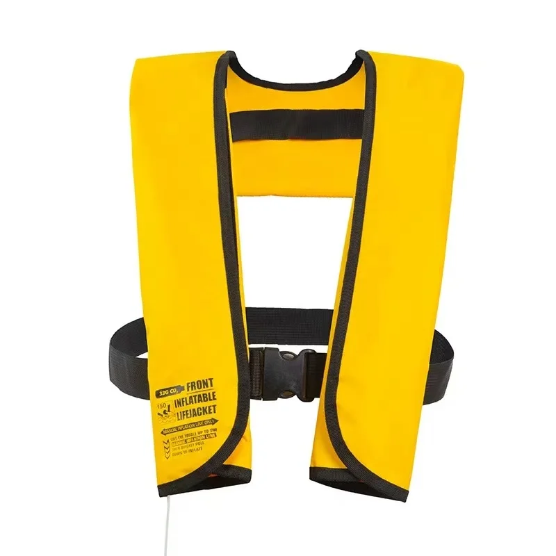Nieuwe Auto Zelfopblaasbare Reddingsvesten Handleiding Varen Reddingsvesten Volwassen PFD 150N voor Watersport Vissen Raften Accessoires