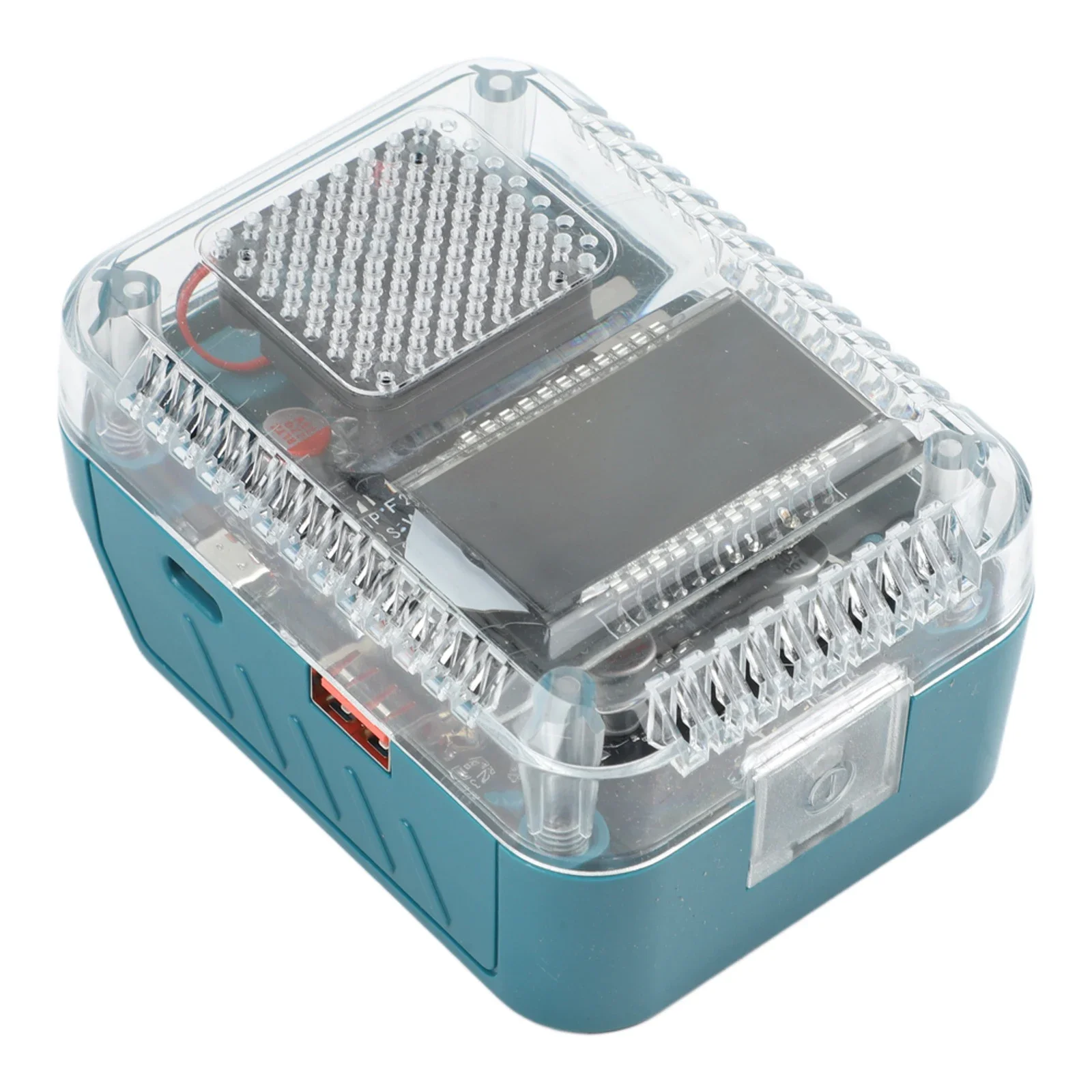 Easily Monitor Your Charging Process with This Compact 140W Lithium Battery Charger Featuring Advanced Safety Systems