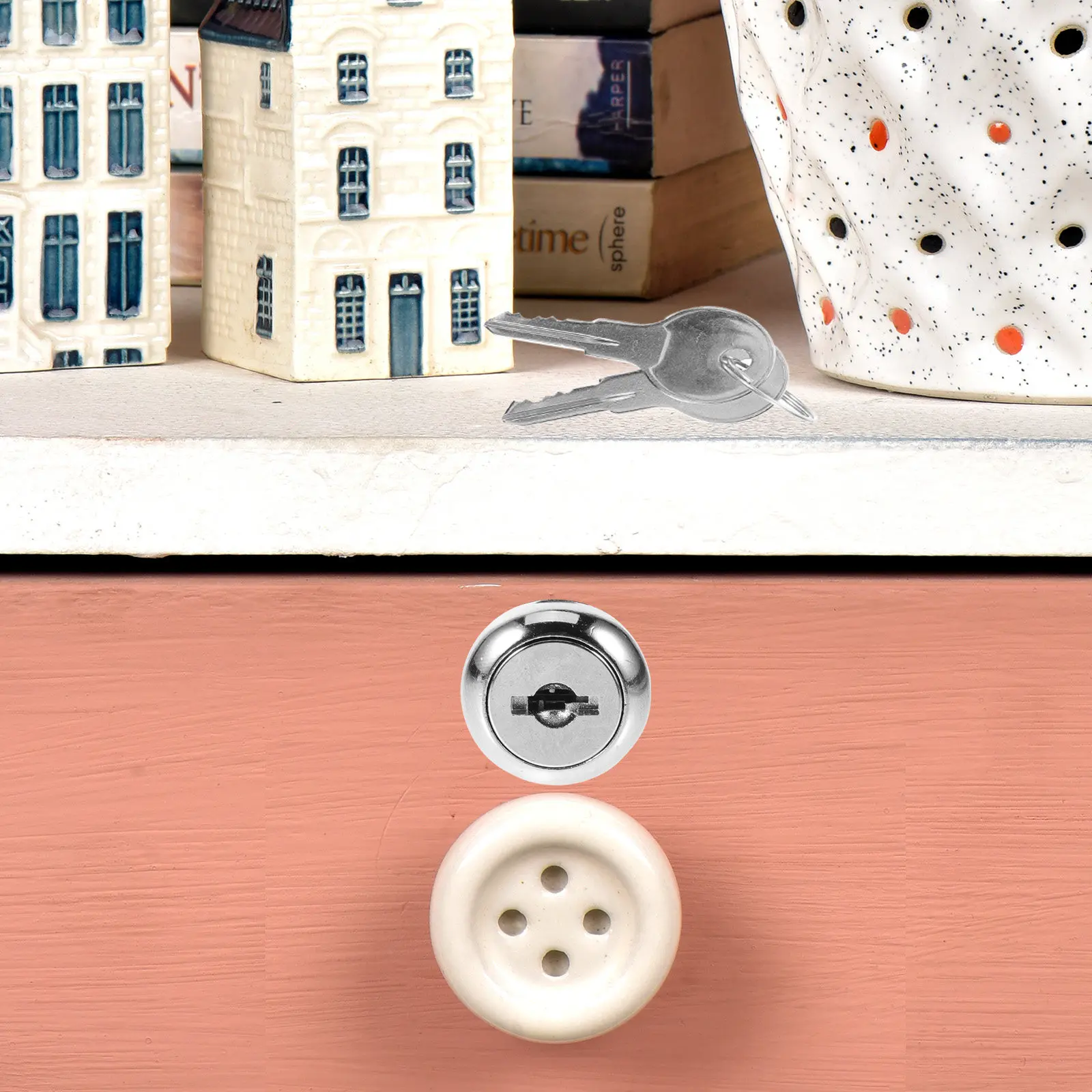 

Набор из 1 надежного замка из цельной меди для почтовых ящиков, ящиков для документов, шкафов, ящиков для инструментов, систем хранения в автофургонах и обеспечения безопасности