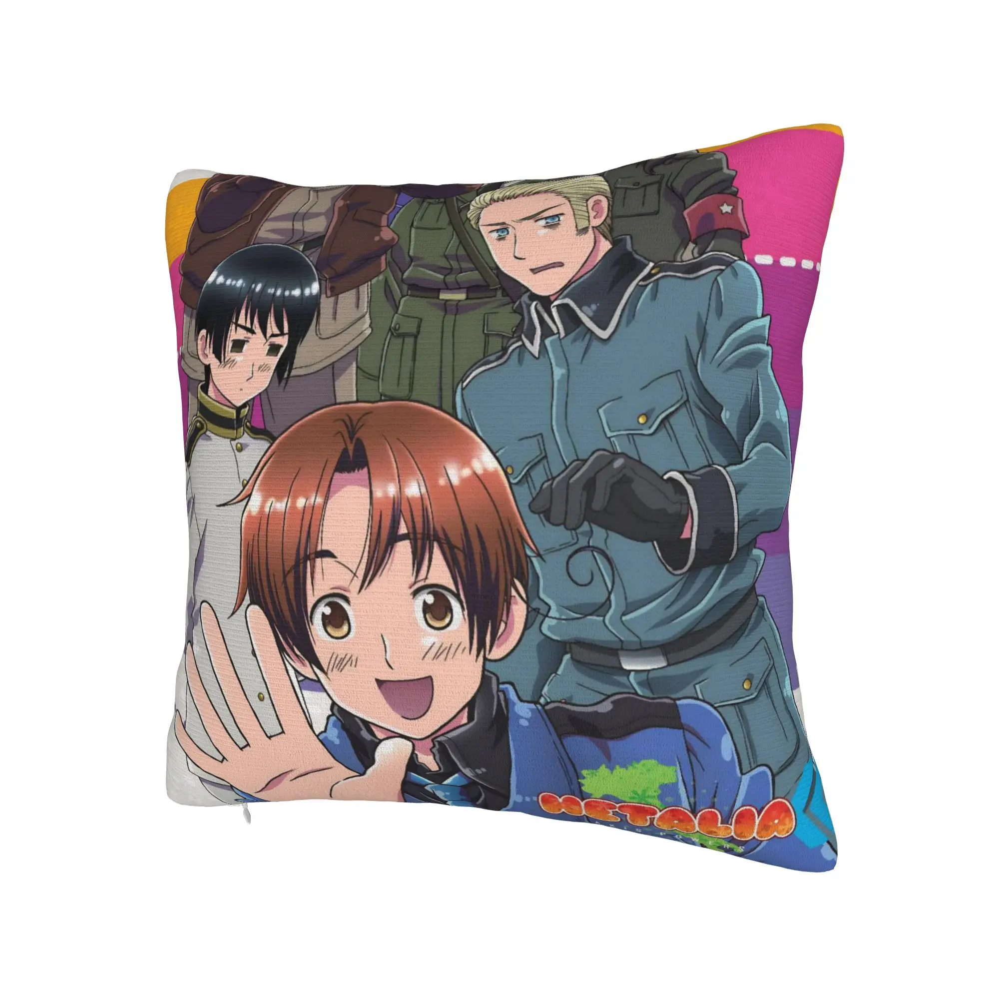 Hetalias Axis Powers Pillow Cover Merch Printed Cushion Cover Decorations  Pillow Case Cover Home Multi-Size