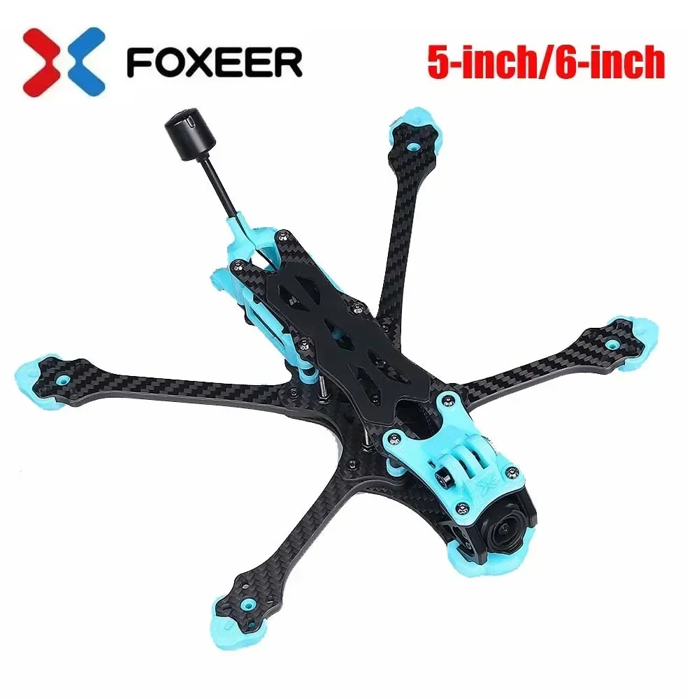 

FOXEER MEGA 5" 238mm / 6" 269mm DC Frame T700 Carbon with Silky Coating for O3 Analog Vista HDzero / Walksnail RC Drone