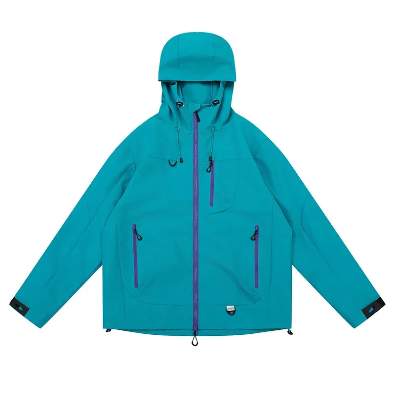 HELLOMARCEL EU US Size High Quality Outdoor Sports Windproof and Stain-resistant Sportswear Unisex Jacket with Warm Inner Lining