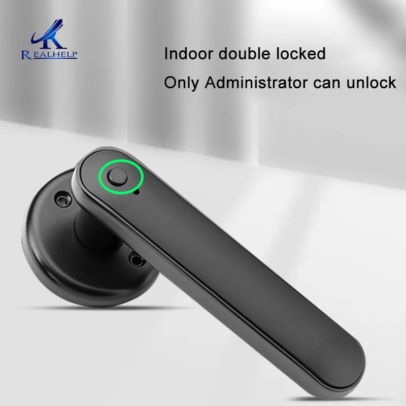 5 Ways Unlock Room Door Smart Lock with Keypad Handle Mobile APP Tuya Remote Control  for Home Apartment Front Door Bedroom