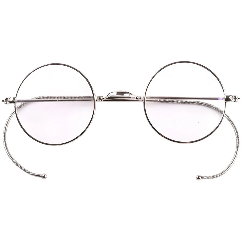 

AGSTUM 47mm Round Vintage Antique Wire Reading Glasses Men Women Reader Eyeglass+0.25 +0.5 +0.75 +1.0 +1.25 +1.5 +1.75 +2.0