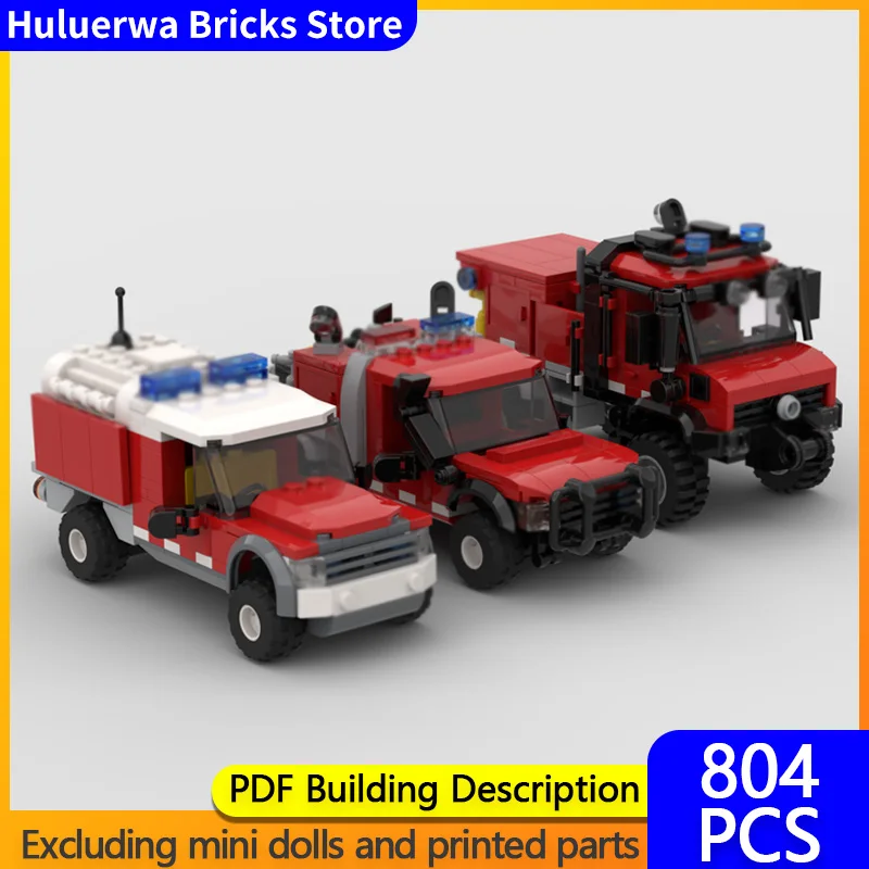 

Speed Hypercar Model MOC Building Bricks Fire Brigade Bundle Package Modular Technology Gifts Holiday Assemble Children Toy Suit
