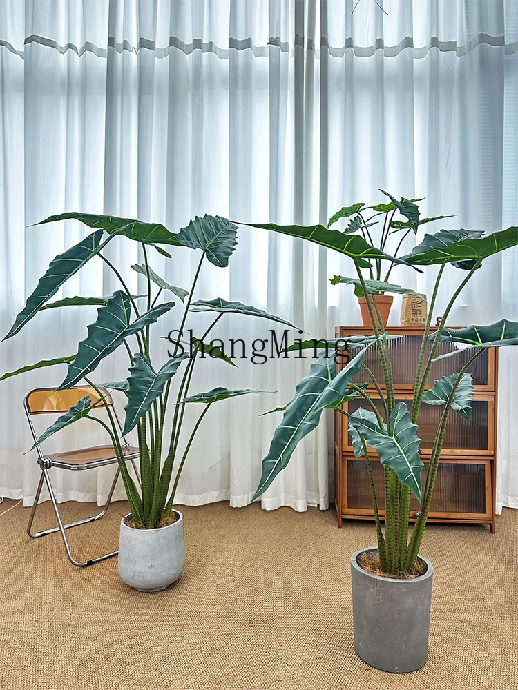 

ZYY indoor simulation large plant landscaping high-end light luxury home decoration ornament bonsai