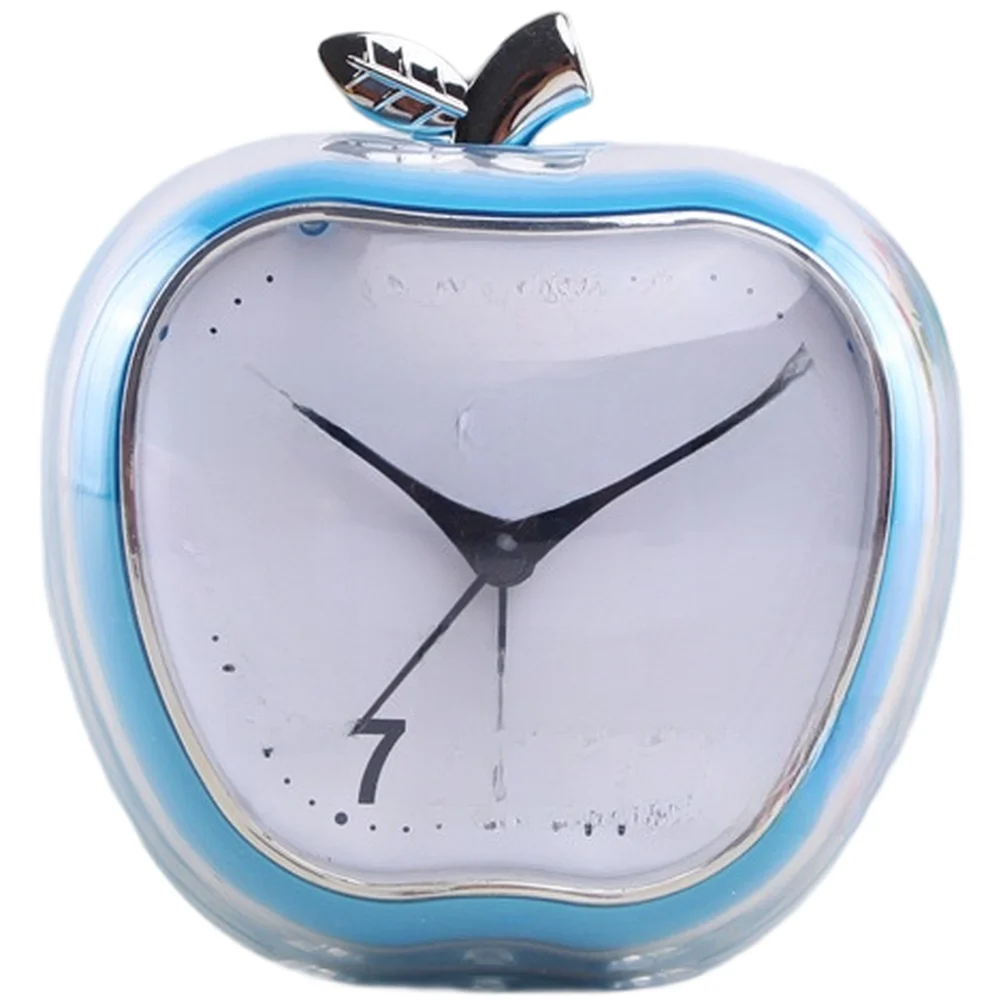 Modern Design Silent Alarm Clock with Night Light Snooze Function LCD Display Dual Alarm Sounds and Battery Powered
