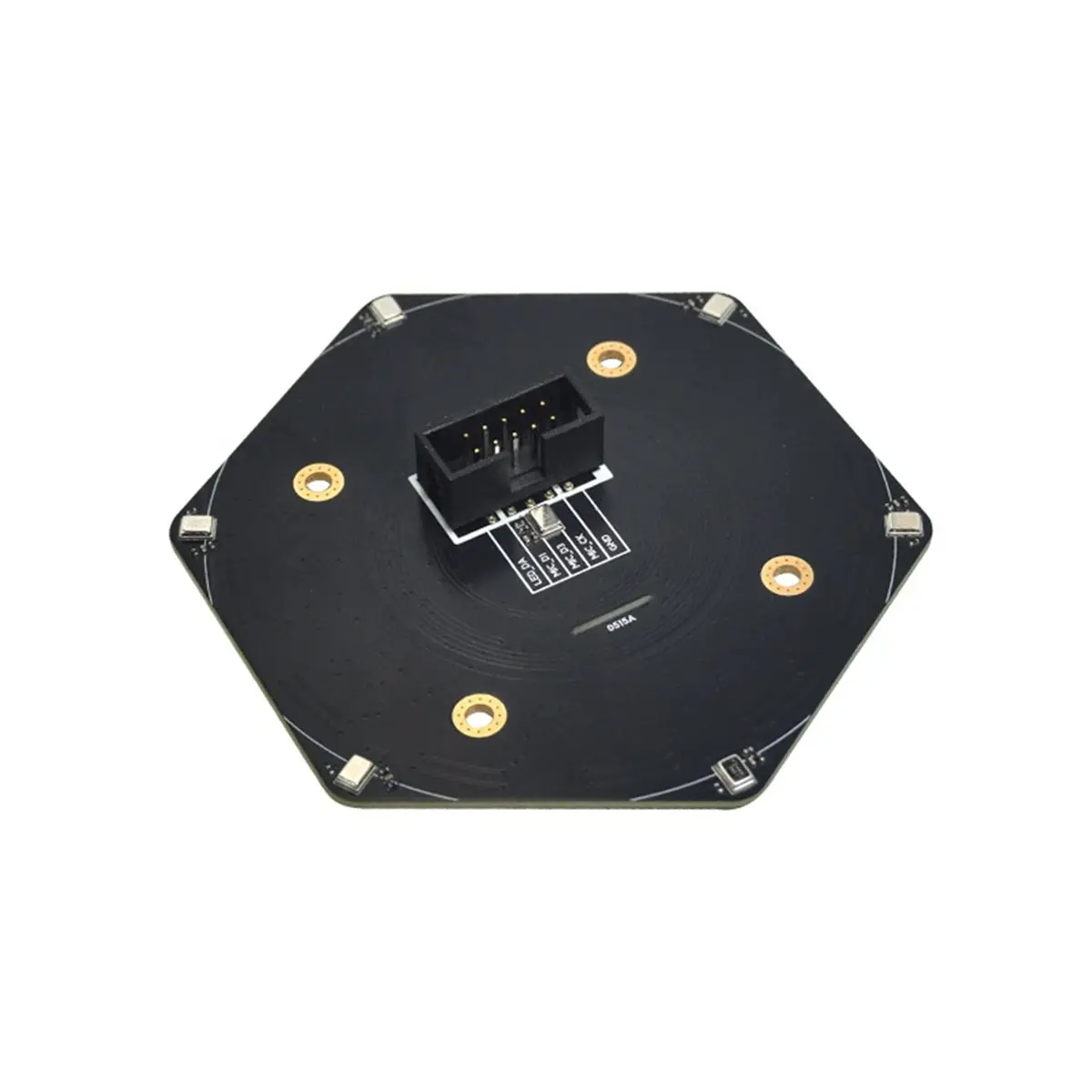 6+1 Mic Array Localization Beamforming USB Driver-Free Sound Card Microphone Array