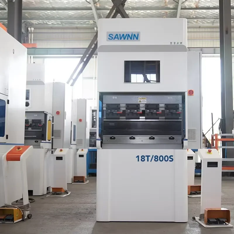 Easy to Operate Semi-Automatic Press Brake Bending Machine 18T/800 Aluminum Motor CNC Electric High Productivity