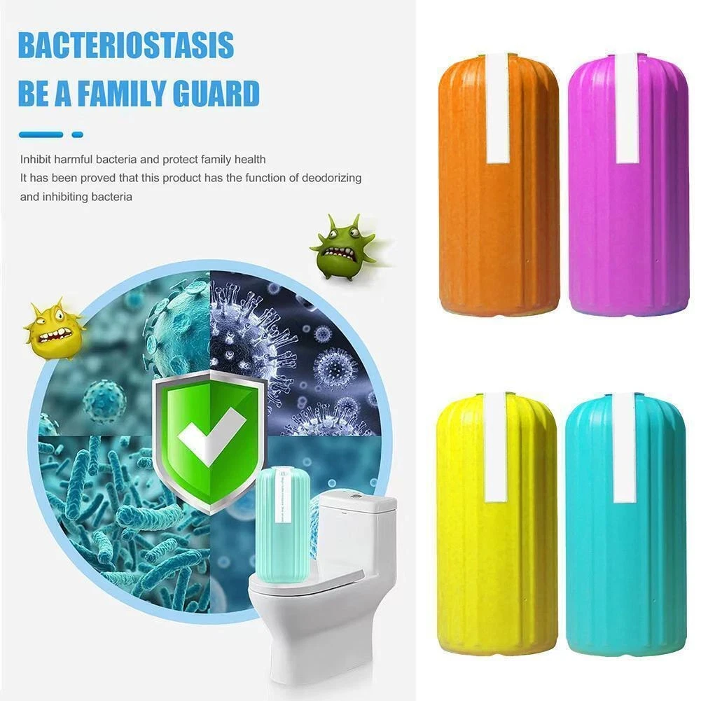 Toilet Deodorization Clean Foam Cleaners Automatic Cleaner Box For Deodorizer and Limescale Remover Hard Against Long Lasting