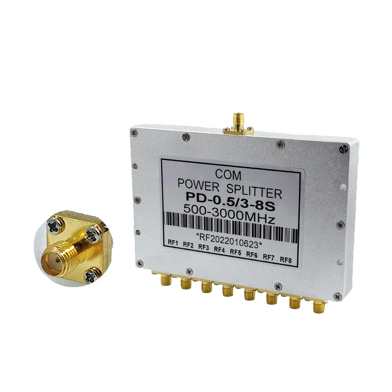 Imagem -02 - Sma Feminino Power Splitter Divisor de Cabo de Sinal Distribuidor Splitter Way 500mhz a 6000mhz 2.4g 5.8g 1pc