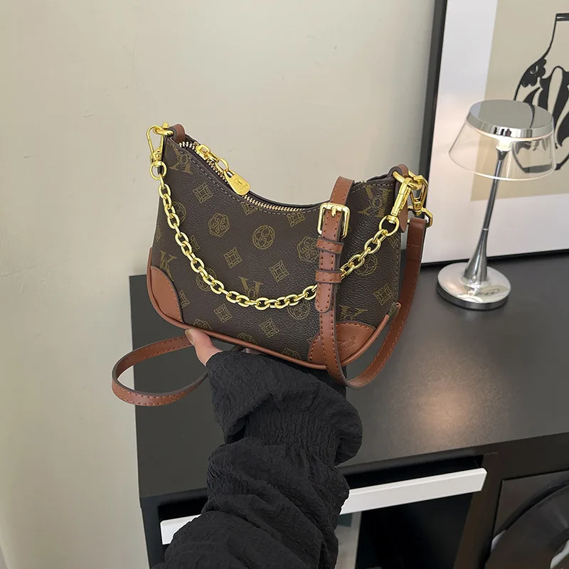 حقائب نسائية عالية الملمس، حقائب يد عصرية مطبوعة ريترو، حقائب نسائية مائلة فاخرة خفيفة #2