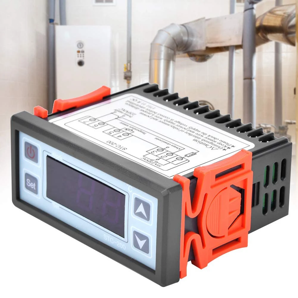 A69ESTC-200 Digital Thermostat Temperature Controller Microcomputer Refrigeration Heating Controller AC220V