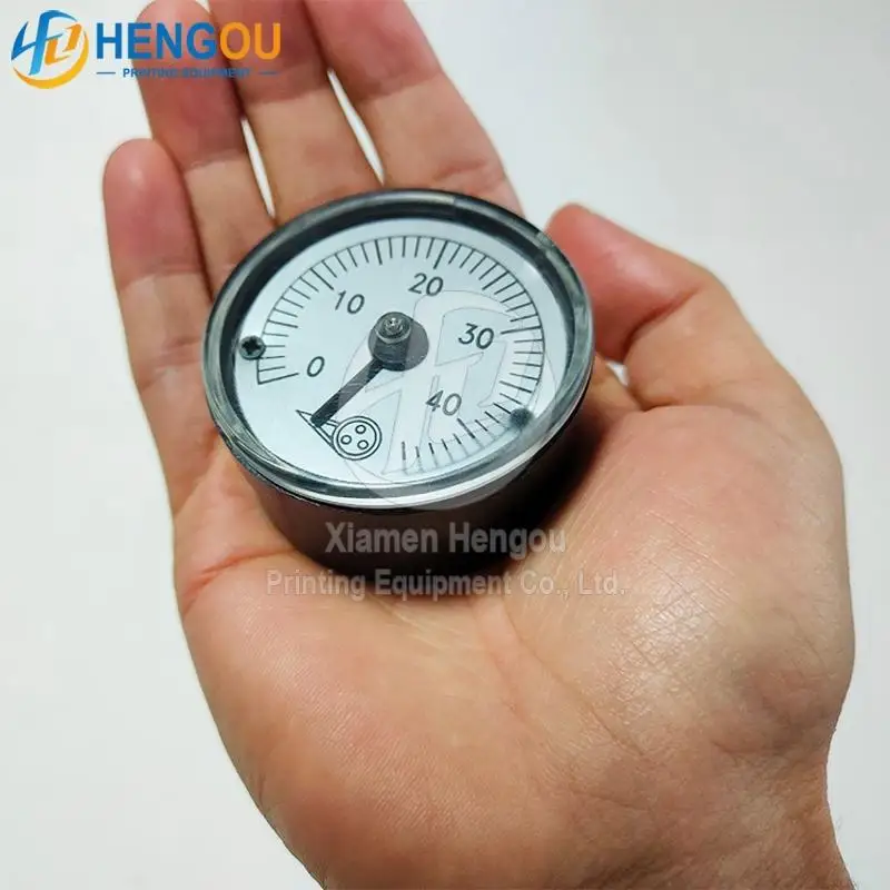 0-40 Stroke Range Press Barometer Pressure Gauge Offset Printing Machine