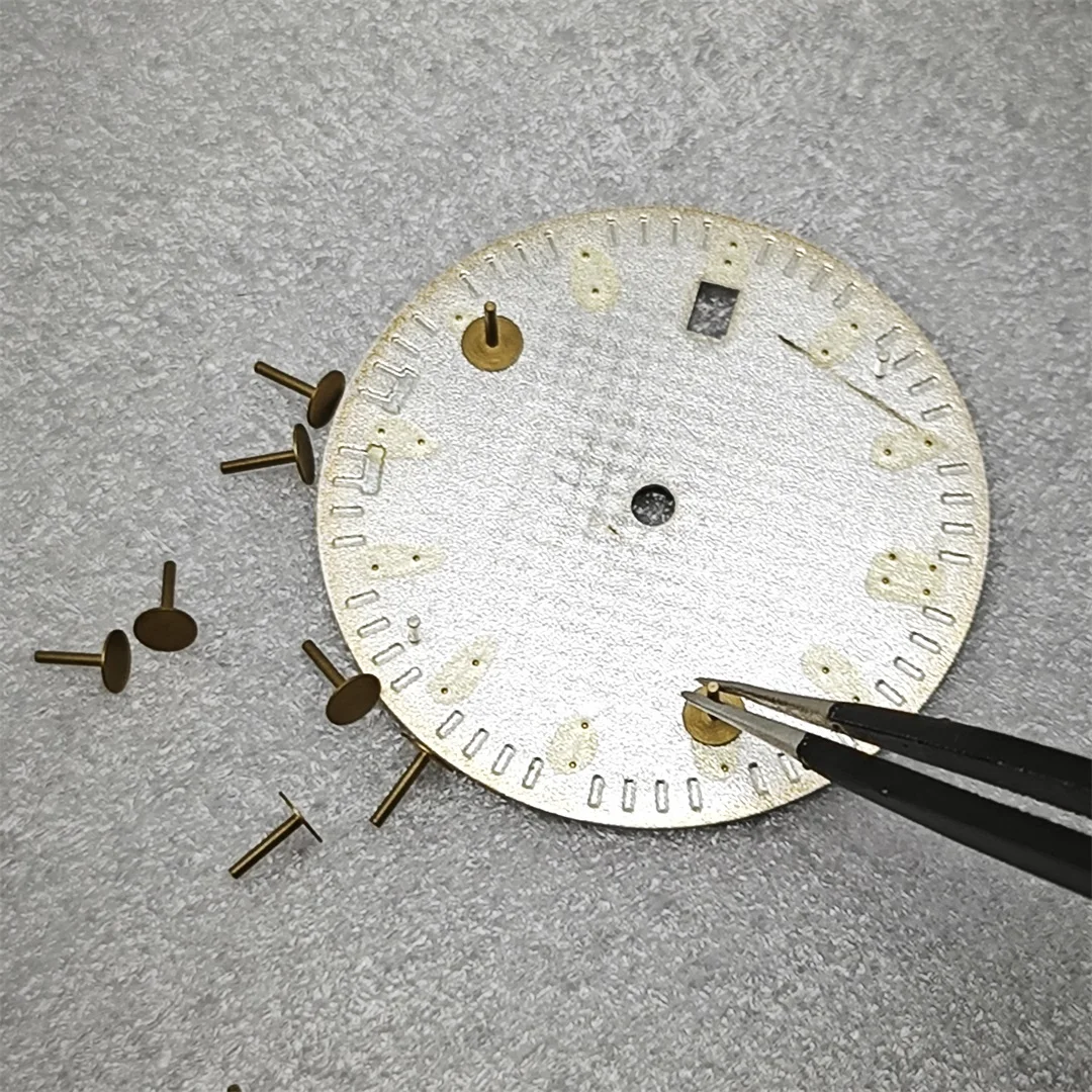 Watch Dial Locator Pin Watch Dial Accessories Foot Pegs Dial Repair Parts Fixing Accessories Locator Pin Diameter 0.6mm