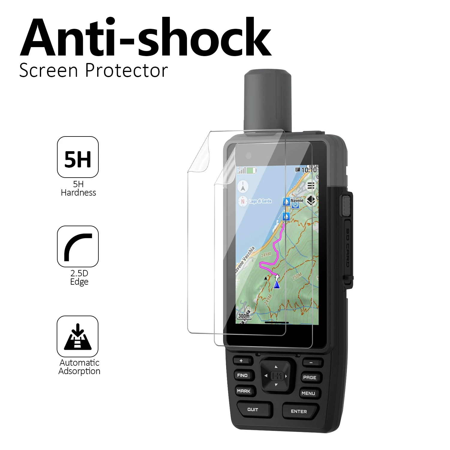 1‑5Pcs For Garmin GPSMAP H1 H1i Plus LCD Guard Accessories Ultra HD Clear Anti Scratch Anti Glare Bubble Free Screen Protector