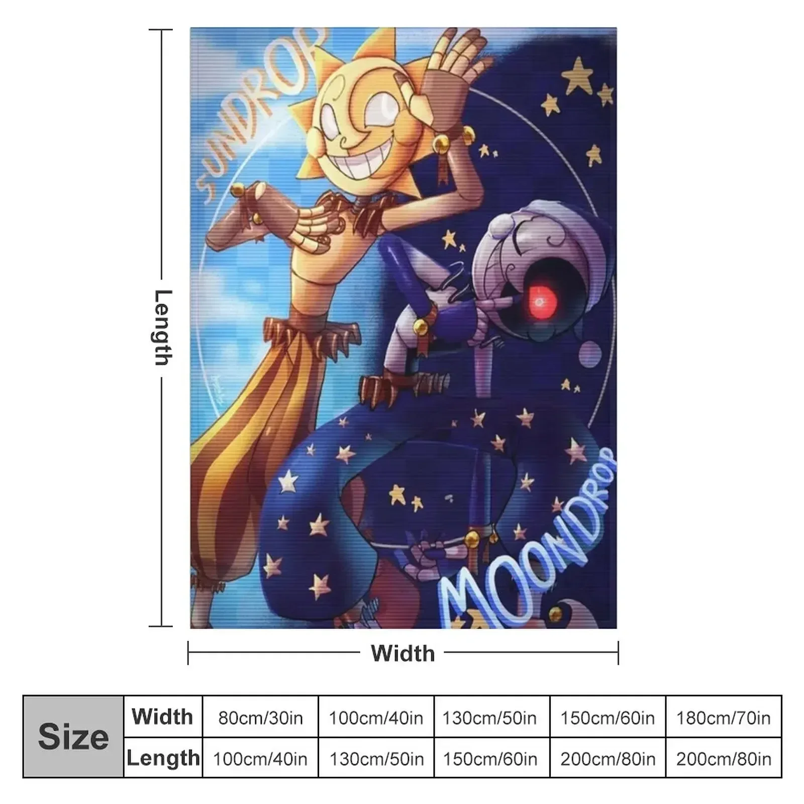 sunnydrop and moondrop Throw Blanket Summer Beddings Beach Flannel Hairy For Decorative Sofa Soft Blankets