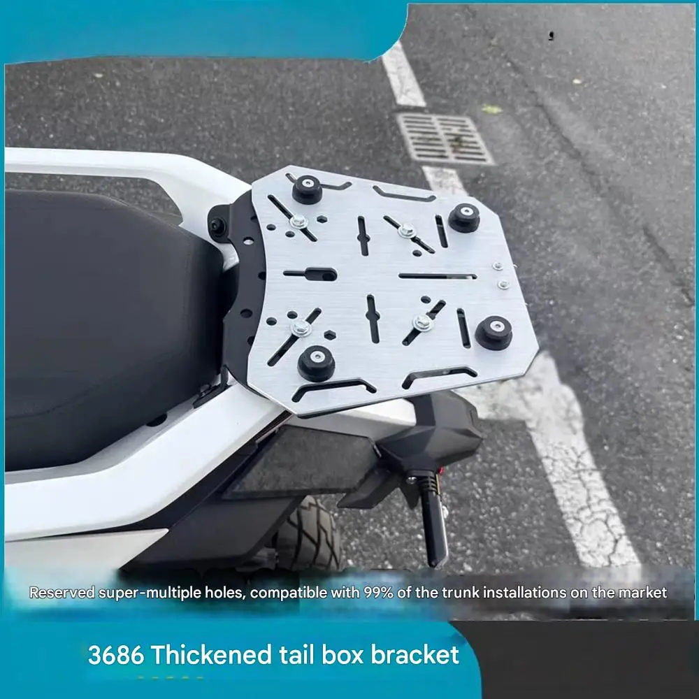 ل ZONTES 368G الرف الخلفي الفولاذ المقاوم للصدأ جذع الطابق رف أمتعة الجذع قوس Xiade الجذع الطابق ل zontes 368 جرام #3