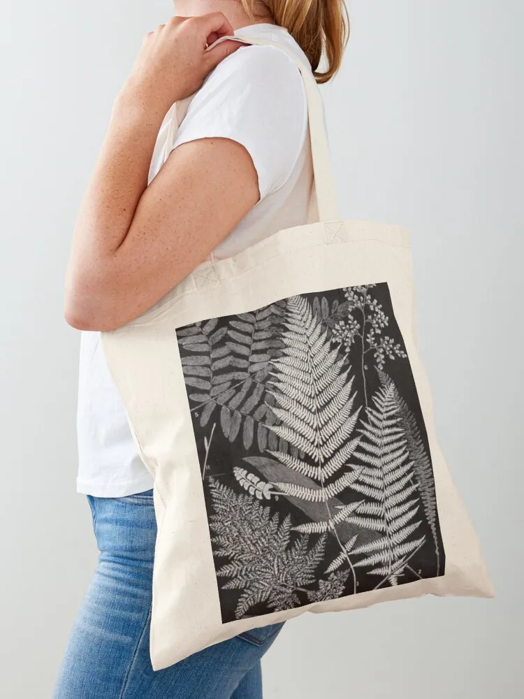 

Botanical Ferns Tote Bag Handbags Custom bag shopping bags foldable Lady bags