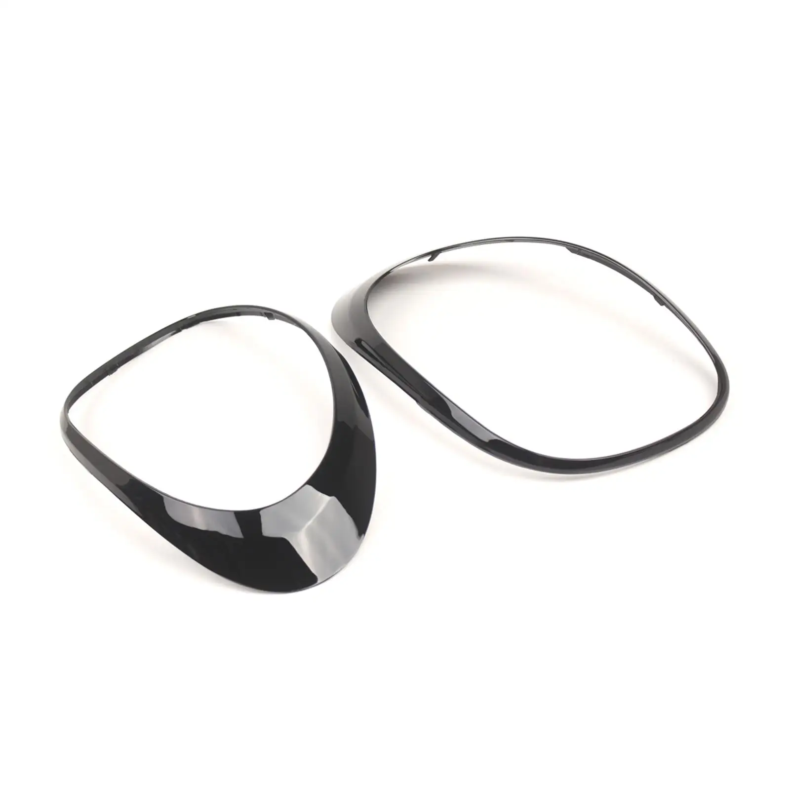 Car Light Trim Rear Lamp Bezel Black Taillight Trim Frame Rear Installation Easy Installation Wear-resistant For Car Repair