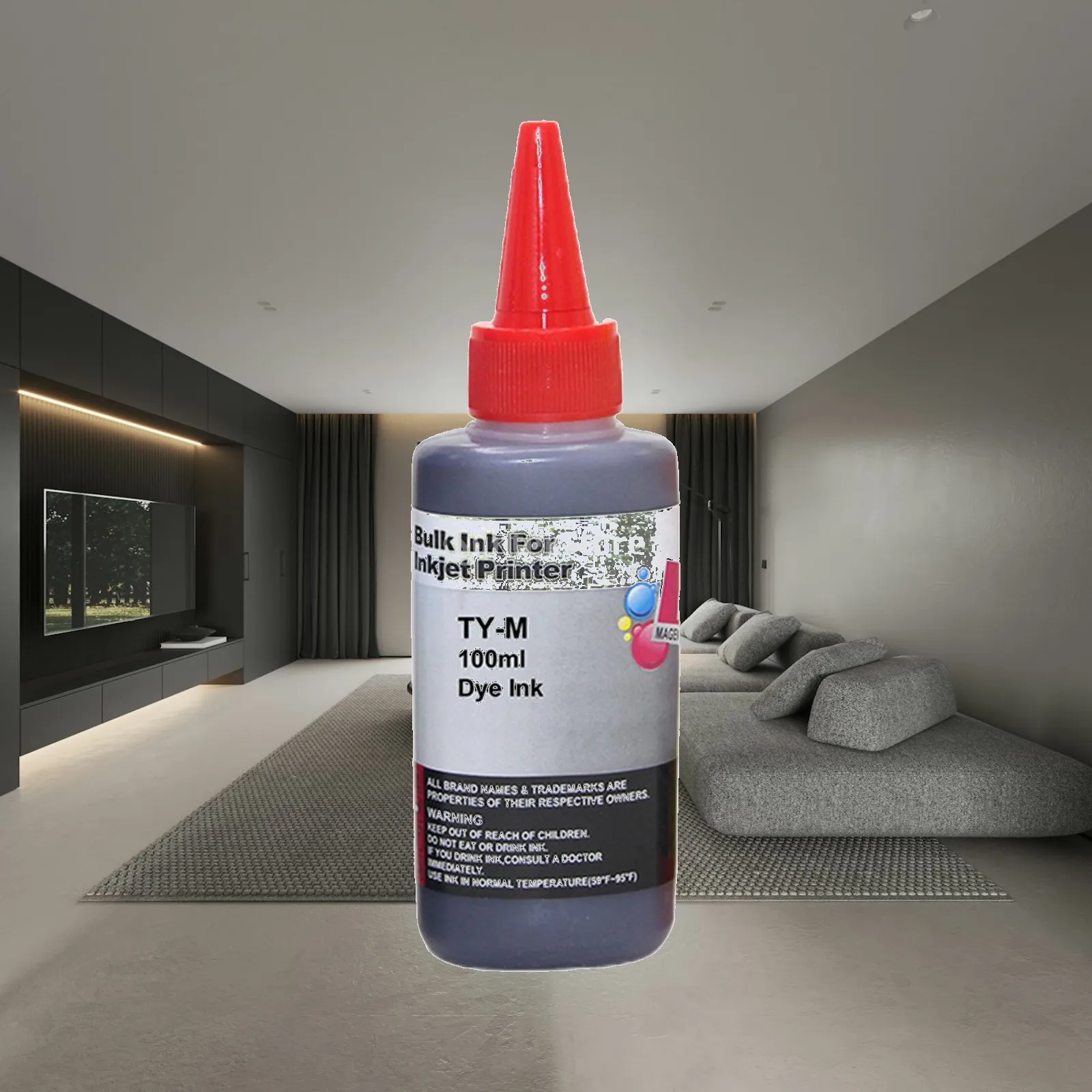 Printer Ink 100ml Bright Colors Printer Accessories Easy to Use Replacement