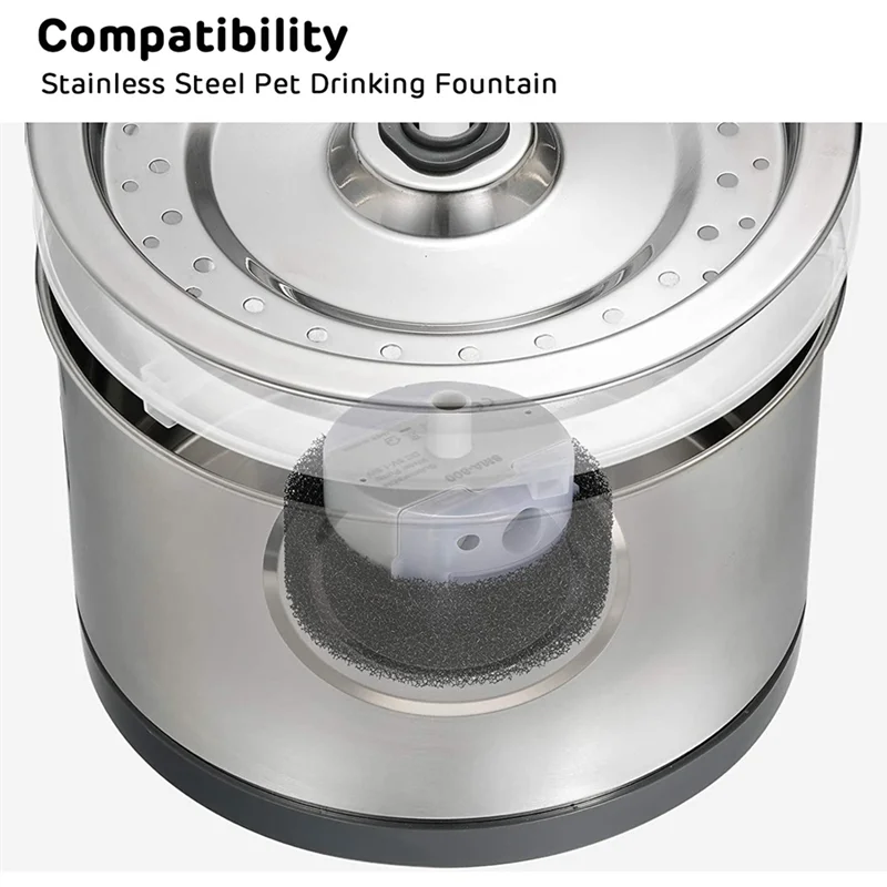 Premium waterpomp LED-licht huisdier fontein Moto onderdelen accessoires voor roestvrijstalen drinkwaterdispenser
