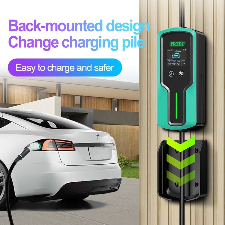 RUIVANDA Level 1-2 Ev Charger(100-240v,16a) Portable Evse Home Electric Vehicle Charging Station