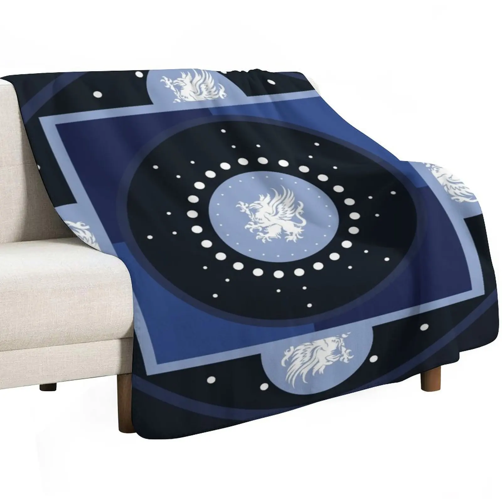 Grey Warden Mandala - Dragon Age Geometric Art Throw Blanket Comforter Soft Big Luxury Brand Beach Polar Blankets