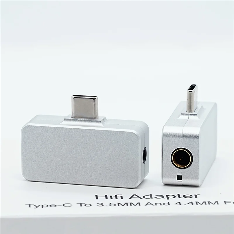 Nuovo: adattatore multifunzione portatile con decodifica ad alte prestazioni da tipo C a adattatore Hifi femmina da 3,5 mm e 4,4 mm