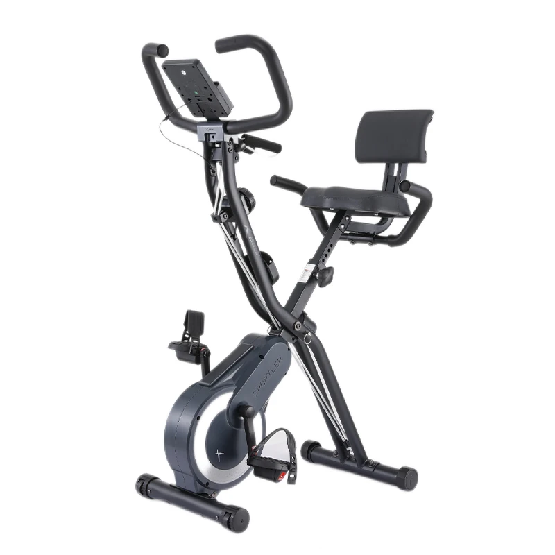 Folding Magnetic Resistance Fitness Exercício Bike, Indoor, recém-chegados, 2023