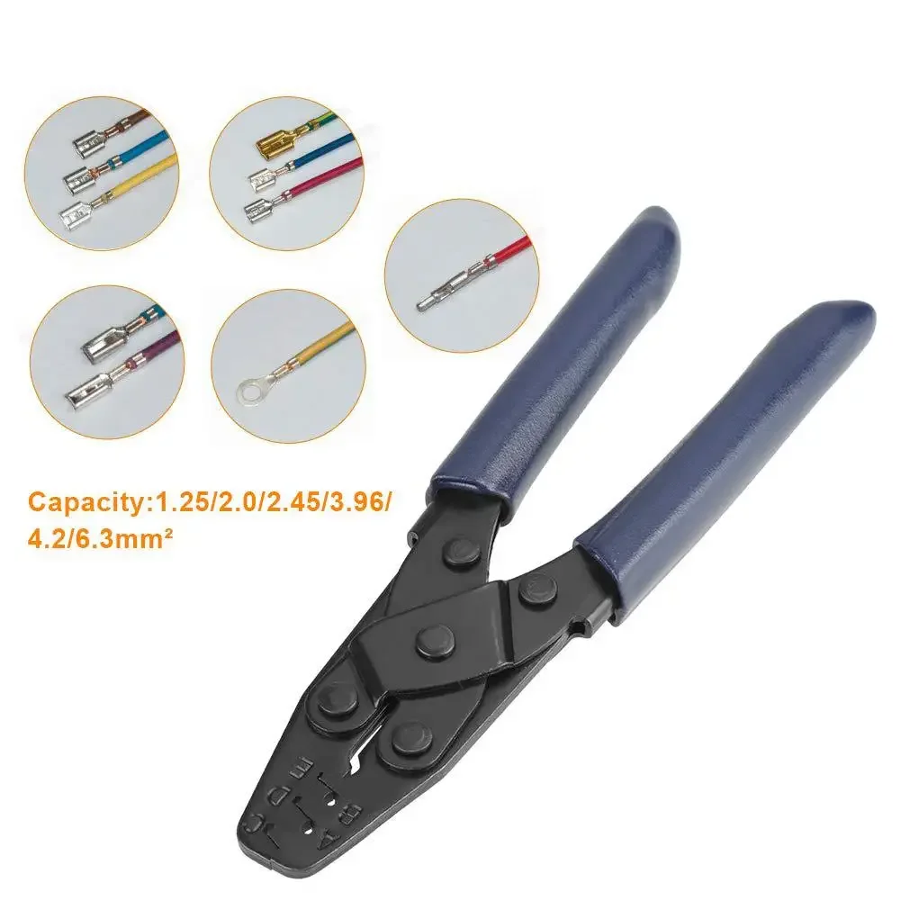 

Hand Tool Open Barrel Molex-style Plier Crimping 10-22 AWG Wire Crimping Tool Pin Terminal Crimper 5 Different Sized Crimps