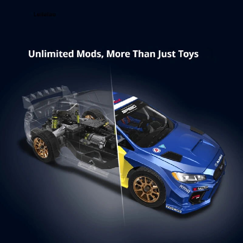 Leilalo XTS-S10 1/10 RC Rally Off-Road Car - 4WD، بدون فرش، نموذج جيروسكوب كهربائي #4