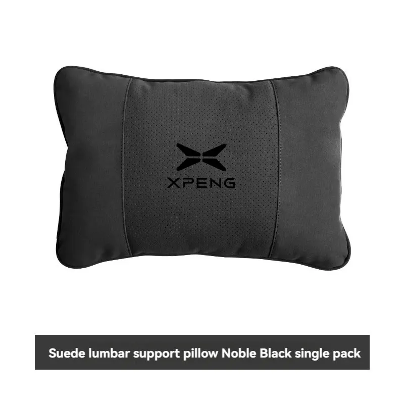 Wildleder-Auto-Kopfstütze und Lendenwirbelstütze, weiches Nackenkissen für Xiaopeng Xpeng G9 X9 G6 P7 P7i P5 G3 – Autozubehör