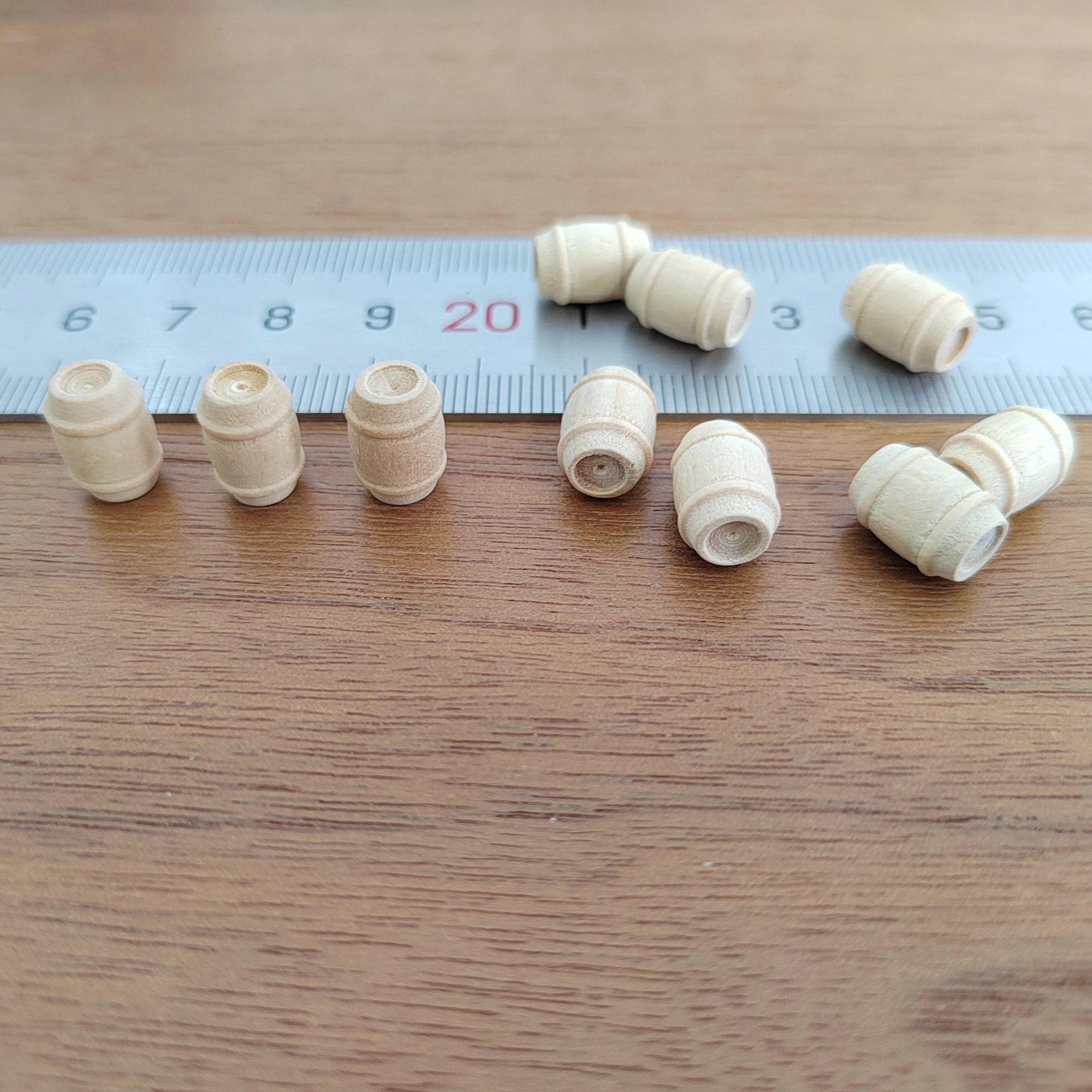 Size 11x7mm Ship Model Accessories Wooden Boat Barrels Wooden Win Casks 10 pcs/lot