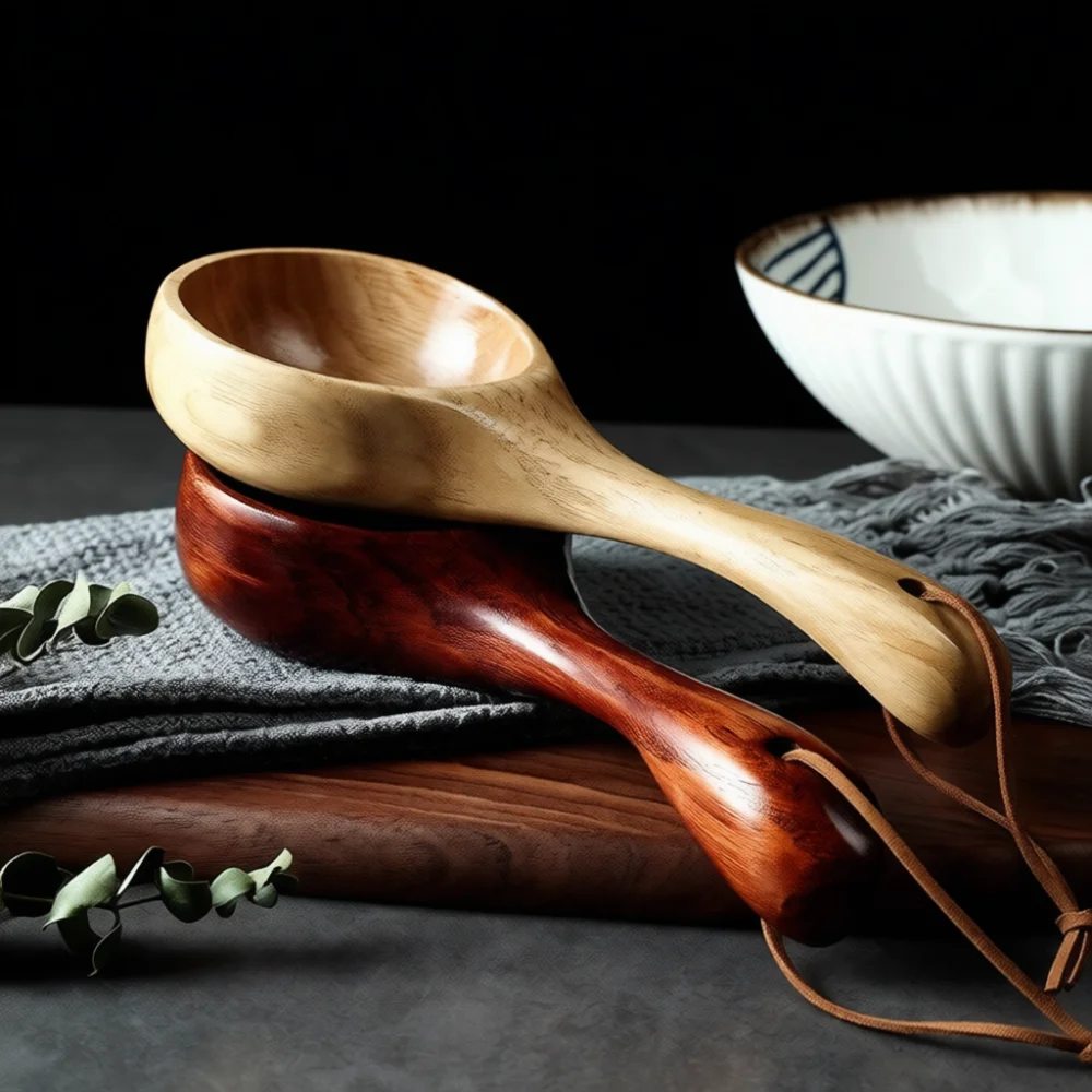 Large Japanese Style Wooden Sp - Home Cooking Asian ulasan dan harga