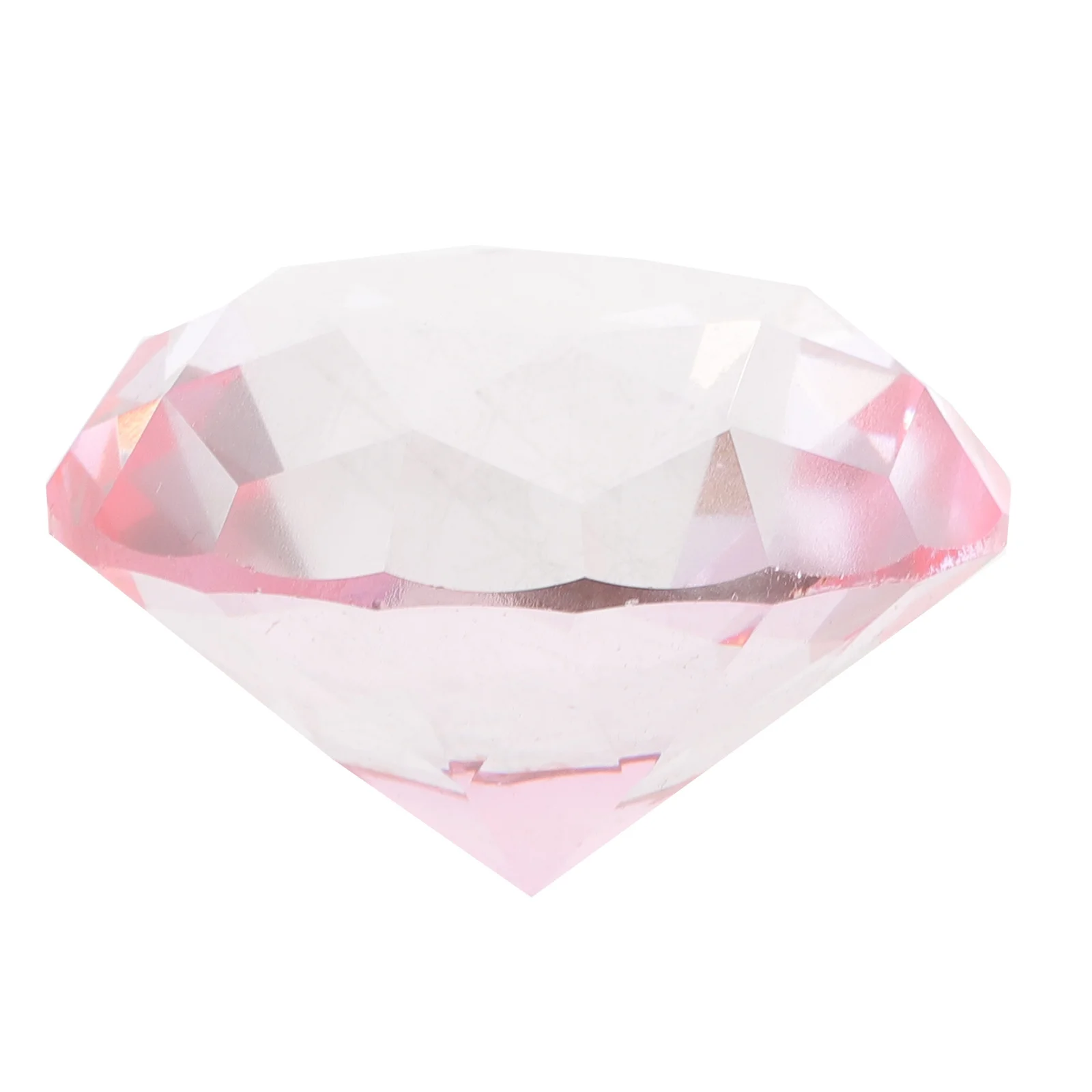 

2Pcs 60mm Faux Diamond Decorations for Wedding Home Bridal Shower Transparent Eye-Catching Design Faux Diamond