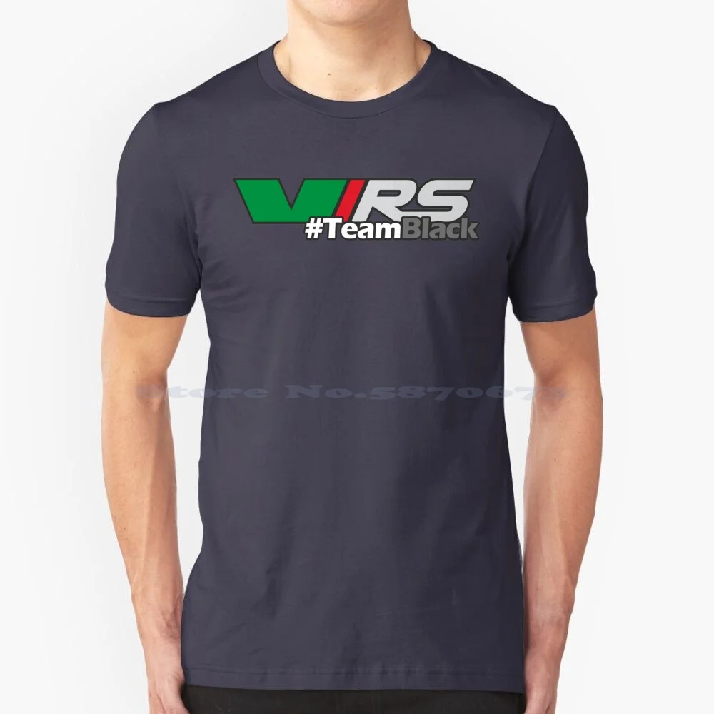 #teamblack T Shirt 100% Cotton Tee Vrs Skoda Octavia Fabia Rally Sport Turbo Team Black Owners Club