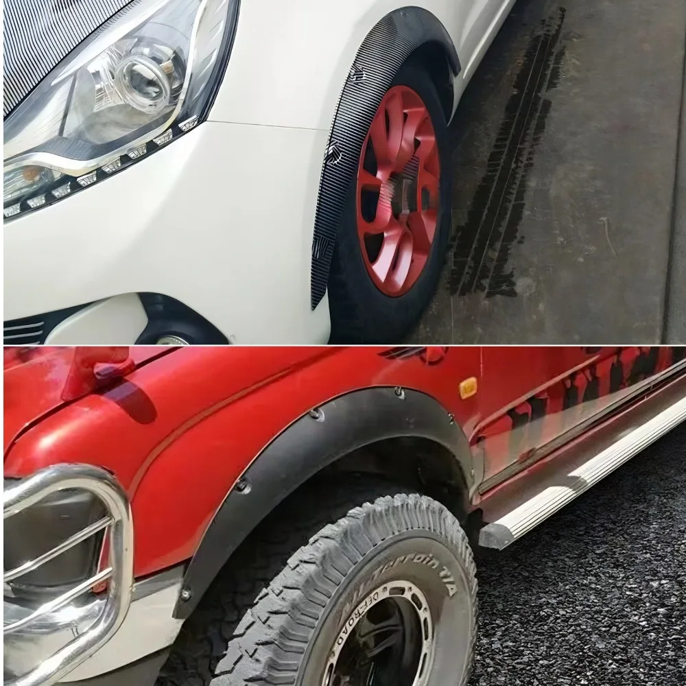 For 4Pcs General Motors modified wide body wheel arch For sedan SUV off-road vehicle widened decorative wheel arch mudguard