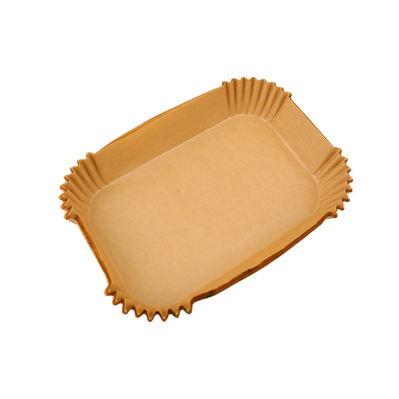 Rectangular Air Fryer Paper High Temperature Non-leaking Disposable Silicone Oil Paper