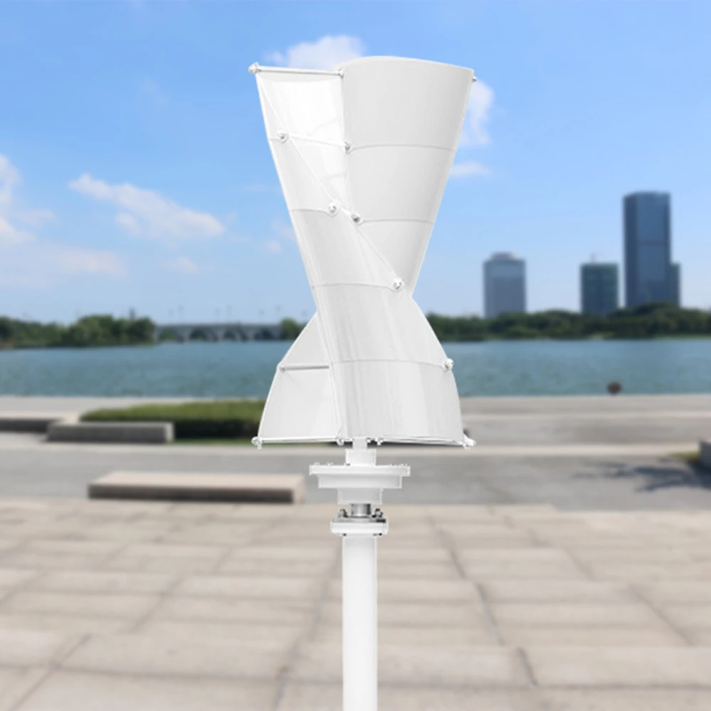 2000W 3000W 12V 24V 48V Vertical Wind Turbine Generator for Home Free Energy Wind Power Windmill with MPPT Controller