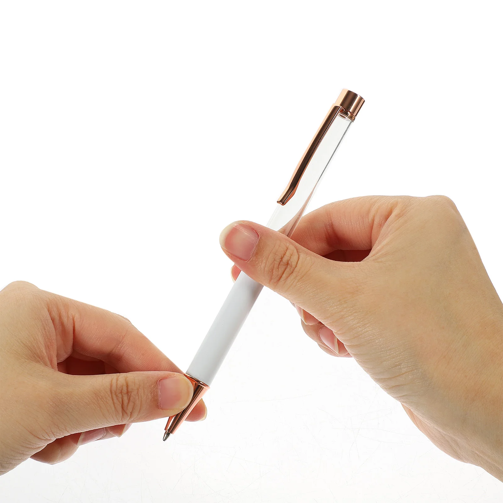 

Thermal Transfer Sign Pen Smooth Writing Pens Blank Heat Sublimation Ballpoint Rose Gold Plastic Bulk