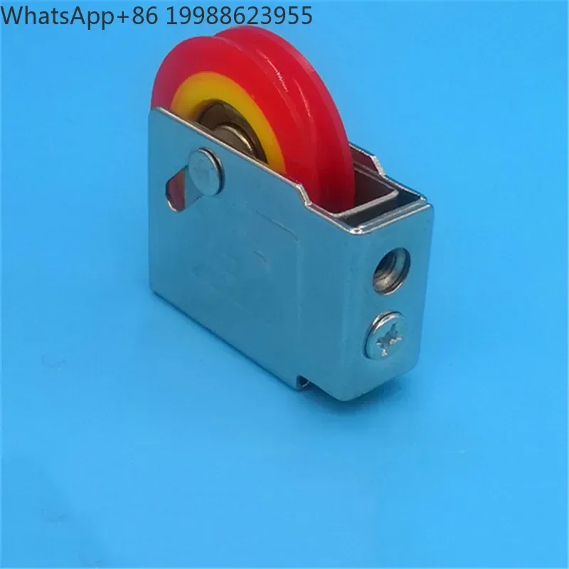 4pcs/set Aluminum alloy sliding Door window Mute wheels Rollers kitchen Cabinet nylon Pulley ball bearing Furniture Hardware