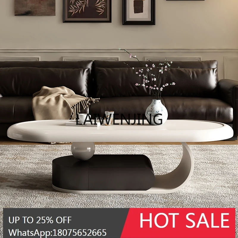 French biscuit coffee table living room home design oval coffee table