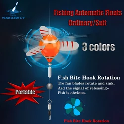 낚시 로터리 플로트, 자동 침몰 고감도 플로트, 일반 수트, 작은 물고기 야외 낚시 장비에 적합, 신제품