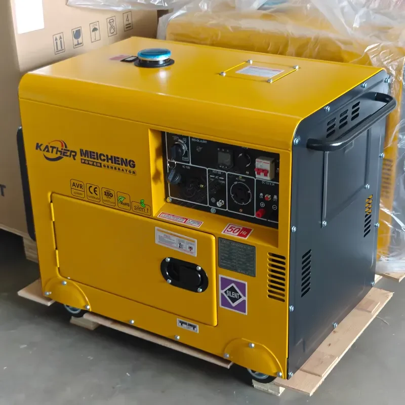 10/15 Kva Portable Generator Set 5kw 10kw 15kw 20kw Super Silent Generators High Efficiency Genset for