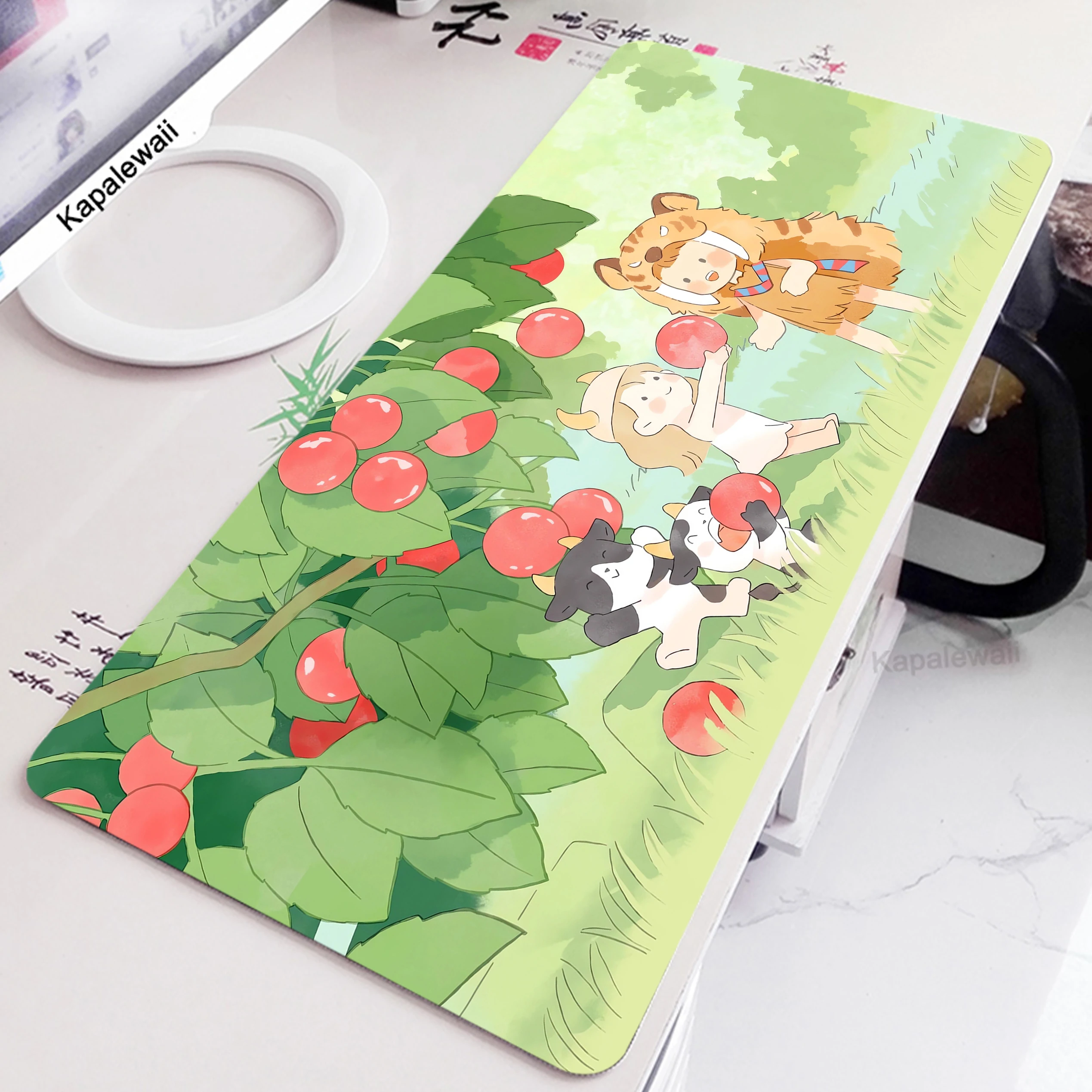 

Kawaii Anime Large Mousepad Mouse Mat Office Gaming Mats Computer Rubber Mouse Pad Keyboard Mat Girl Office Cute Rug 900x400mm