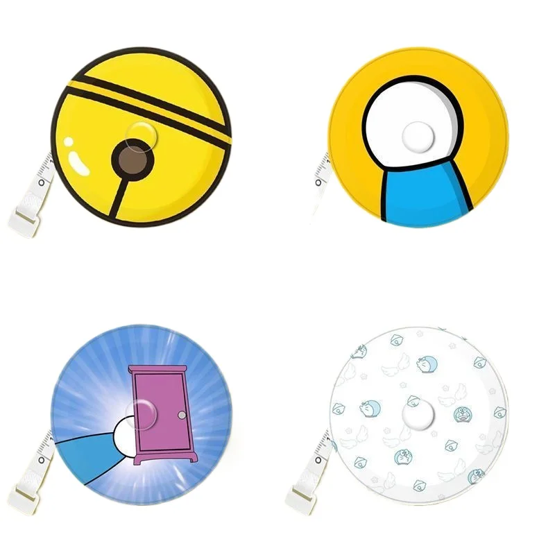 Doraemon Bell Mini Tape Measure 1.5m Soft Ruler for Waist Hip Body Sewing Measuring Tool