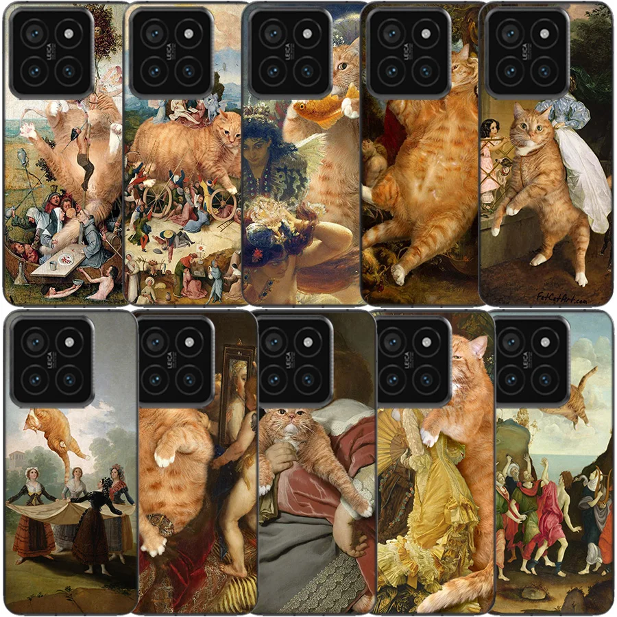 Hieronymus Bosch Art Painting Bumper Clear Phone Case For Xiaomi Mi 13 12 12T 11 11T 10 10T Pro 11i 9 9T 8 Lite CC9E A3 A2 TPU P