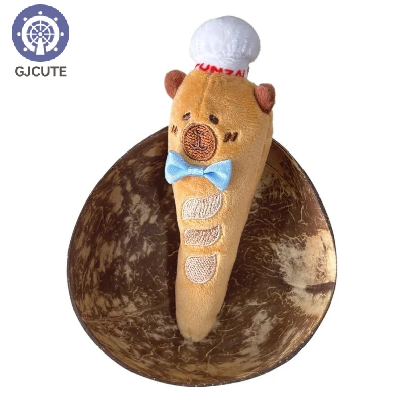 

1/2Pcs Cute Funny Chef Capybara Plush Toys Stuffed Doll Keychain Pendant Girly Backpack Decor Bag Ornaments Kids Gifts